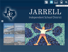 Tablet Screenshot of jarrellisd.org